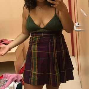 Plaid Skirt